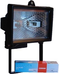 Projecteur halogène avec ampoule de 150 W