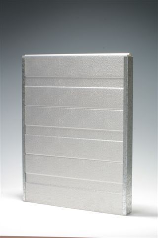 Panneau compatible  NASSAU aluminium brut hauteur 610 le m/l (long. sup. à 12 m/l)
