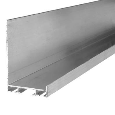 Profilé en L aluminium 40 x 67 Le m/l - Pour joint haut et bas