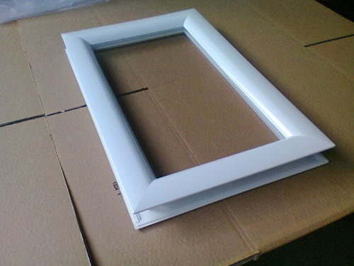 Hublot 511 x 321 mm blanc 2 vitres transparentes