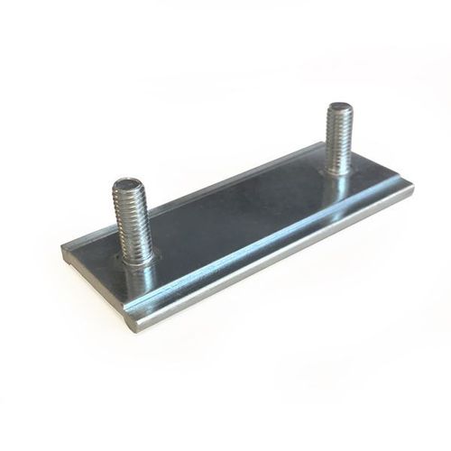 Double Paro-plaque de serrage pour rail horizontal 95 x 40 x 5 mm - M8