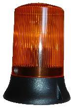 Feu orange fixe avec ampoule 24 V 25W